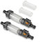 2 Set Wasserfilter Wohnmobil Ausrüstung, Auto Wasserfilter Set, Wohnmobil Wasserfilter Set mit Transparent Gehäuse, für RV Camping, Wohnwagen, Wohnmobil, Boot, Garten Zubehör