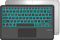 Occtingkind, Bluetooth Keyboard for iPad/Android Tablets, German Layout QWERTZ, 12 Inch Wireless Keyboard, Backlight, Multi Touch Trackpad, for iPad/Samsng Tab/Lenovo, Black
