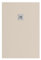 Receveur de douche en marbre rectangulaire 90 x 110 cm SABLE finition pierre extase LONDRES