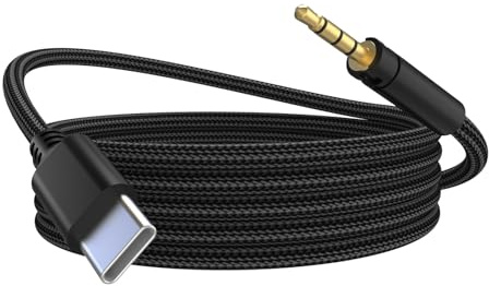 Zosvoses USB C auf 2.5mm Audiokabel kompatibel mit Sennheiser Momentum 4, Momentum 3, Momentum 2.0, HD1 On-Ear, HD 400S, HD 450BT, PXC 550, PXC 550-II, ACCENTUM Plus Kopfhörer für iPhone 17/16