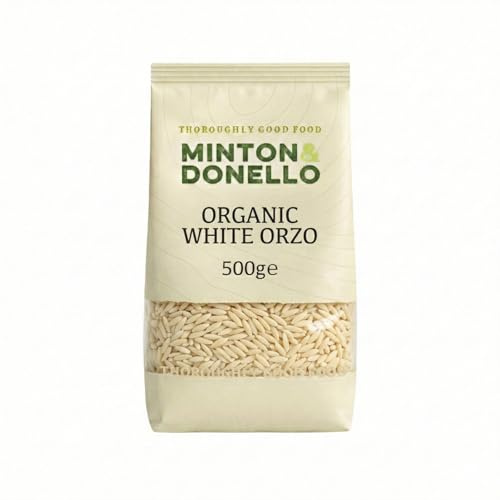 Minton & Donello - Organic White Orzo, 6 Pack x 500g