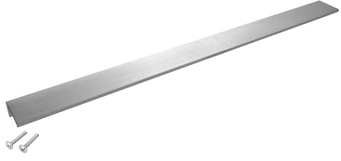 SOTECH 10er Set Alu Möbelgriff SEARL 480 mm Edelstahloptik Profilgriff | Schubladengriff Küchengriff
