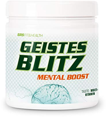 SRS Fit&Health - Geistesblitz, 210 g | Performance Booster | wacher, konzentrierter und leistungsfähiger | Schutz vor Alltagsstreß | vegan | deutsche Premiumqualität