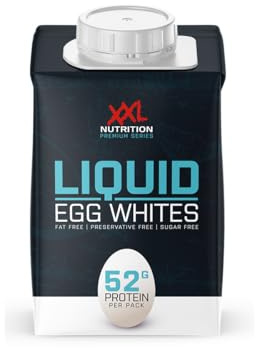 XXL Nutrition - 100% Flüssiges Eiklar - Eiklar Flüssig, Eiweiß Flüssig, Egg White - 483ml - 6 pack