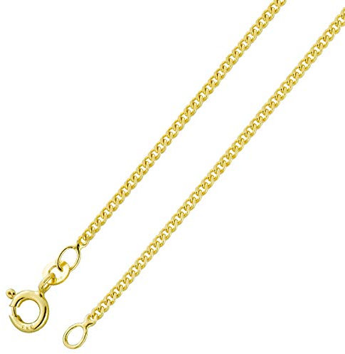 Ch.Abramowicz Panzerkette 1,7mm Gold 333 8 Karat massiv poliert Cuban Link 42