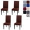 Aisprts Stuhlhussen 4er Set Stretch Stuhlhussen für Esszimmerstühle, Abnehmbarer Waschbarer Stühle Schutz Dekoration Stuhlbezug für Haus, Küche, Hotel, Restaurant, Bankett, Hochzeit, Party