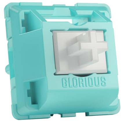 Glorious Gaming 36x Lynx Mechanical Keyboard Switches (Linear) - Fits GMMK 2 / PRO Keyboards & GMMK Numpads, Silky Smooth Press, Fast And Fluid Operation, 43g Actuation, 5-Pin Mount - Unlubed