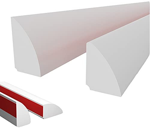 Soglia Doccia Pieghevole Barriera per Doccia E Sistema di Ritenzione,Barriera per Doccia Autoadesiva ​in Silicone, Separazione A Secco E Umido,Bianca,2m(79inch)