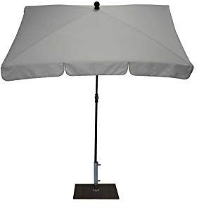 Maffei Sonnenschirm, Polyester, 185 x 125 cm, grau, Groß