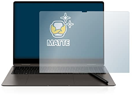 BROTECT Entspiegelungs-Schutzfolie für Samsung Galaxy Book3 Pro 360 16 Matte Displayschutz-Folie, Anti-Reflex, Anti-Fingerprint