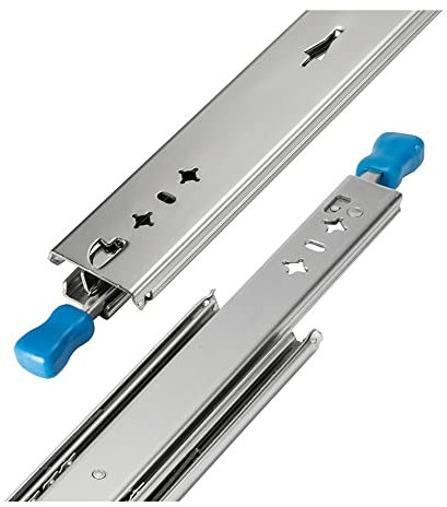 BIENKA schwerlastauszug 1200mm Schwerlast Schubladenschienen, Vollauszug Schubladen Teleskopschienen Mit Verriegelung, Kugellager SchubladenfüHrungen (Color : 350mm/14inch, Size : 8 Pair)