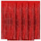 Ohiyoo 5 Stück Rot Metallic Lametta Vorhänge 1 x 2.5M Folien Fransen Lametta Vorhange Hintergrund für Geburtstag Partydekor Verlobung Hochzeit Weihnachten Neujahr Dekoration (Rot)