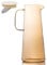 Intirilife Carafe, Pichet en Verre, en Ambre - 1.4 Litres de Capacité - Verre, Carafe d'Eau avec Couvercle et Passoire pour Boissons Chaudes et Froides, Thé, Jus, Limonade