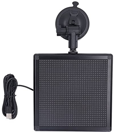 Topyond LED-Autoschild, 185 X 185 X 22 Mm, 32 X 32 Auflösung, WiFi-APP-Steuerung, Programmierbares LED-Schild, LED-Schild Für Auto, Einfache Installation