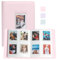 Nchdewui Fotoalbum mit 288 Taschen, Fotoalbum für Polaroid Fotoalben 3 Zoll Kompatibel mit Fujifilm Instax Mini, Mini Fotoalbum, K-pop Fotokarten (Rosa)