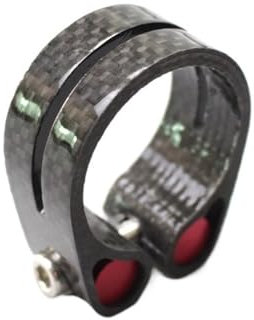 Abrazadera Sillin Bicicleta Abrazadera de tija de sillín de fibra de carbono for bicicleta, 27,2mm, 30,8mm, 31,6mm, Clip de tubo de asiento de bloqueo, accesorios ultraligeros de carbono for tija Abra