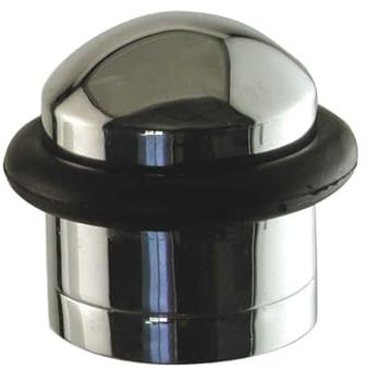 Aretro Polished Chrome Door Stop Dome Metal