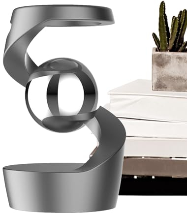 Streysisl Der Schwerkraft trotzendes kinetisches Schreibtischspielzeug,Der Schwerkraft trotzendes Schreibtischspielzeug - Aufgehängtes Desktop-Gyroskop,Lustige kinetische Skulptur zum Stressabbau,