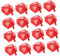 BCOATH Lot De 20 Boîtes À Bonbons De Mariage Avec Pompons Style Chinois Pour Dragées De Mariage Contenants De Rangement Pour Bonbons Chinois