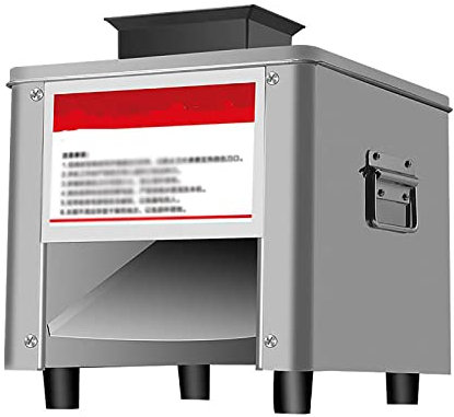 wiedao Commercial Meat Cutting Machine, 3.5mm Meat Cutter Slicer, Home and Commercial Electric Stainless Steel Chicken Fish Beef Meat Slicer Meat Strips Meat Cubes Cutter