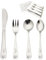 Personalized Cutlery Set for Kids Children Toddler Cutlery 4pcs Engraved Knife Fork Spoon Stainless Steel Cutlery Set Christening Christmas Gifts for Boy Kids Girls Cutlery Gifts (Rabbit)