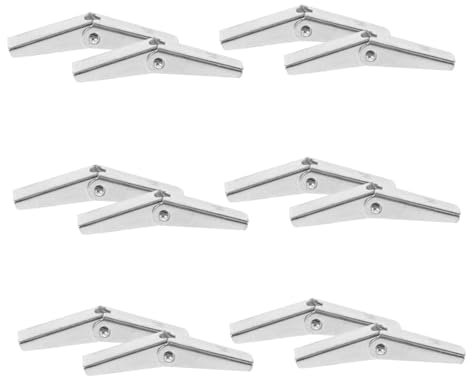 OSOLADY 12pièces Lot De Fixations Pour Plaques De Plâtre Ancrages Robustes Pour Cloisons Sèches Et Murs