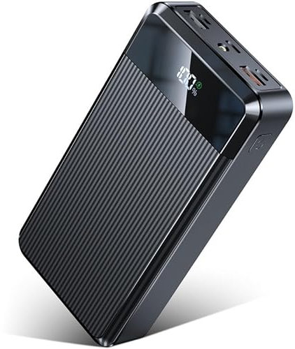 Power Bank 40000mAh 22.5W Portable Charger Fast Charging USB C PowerBank with 3 Input & 5 Output, Battery Pack with Flashlight, LED Digital Display for Smartphones Tablets