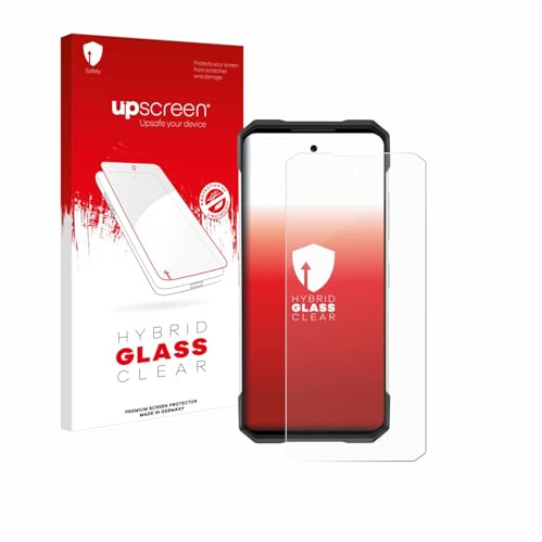 upscreen Schutzglas für Doogee S200 | Transparenter Displayschutz Made in Germany Klare 9H Schutzfolie Glas-Folie Montage-Set Anti-Fingerprint