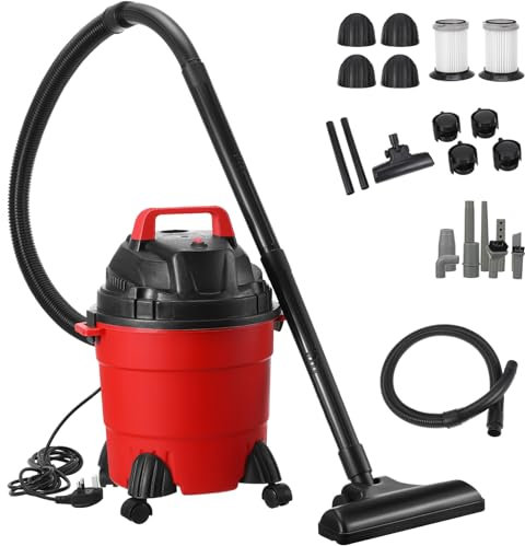 DOITOOL Vacuum Cleaner Corded Household Wet Dry Utility High Power Strong Suction for Carpet Floor Home Cleaning Machine Bucket Type