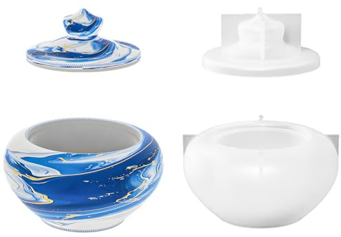 Multipurpose Teapot Silicone Mould, Sturdy Design, Storage Box Mould for Handmade Gifts, Home Decorations and Practical Art Teapot Box