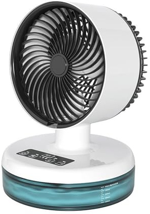 Mekalero 900ml Large Portable Misting Fan USB Powered Camping with LED Light Cooling Small Electric Radiator Mobile Portable Small Cooling
