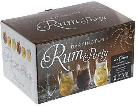 Lot de 6 verres à rhum personnalisés dans une boîte cadeau – Ajoutez votre propre message ou image