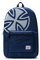 Herschel x Independent zainetto nero compattabile Packable Daypack