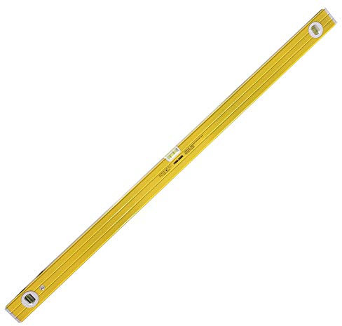 48 (1200mm) Ribbed Spirit Level Aluminium Scaffolding Builders Milled Box Section