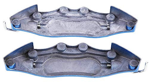 Car Brake Caliper Cover,2pcs Car Aluminum Alloy Brake Caliper Protector Cover Protective Guard for Wheel Hub 14in-15in Small (Blue)
