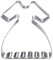 WDYJMALL Emporte-pièce en forme de robe tube