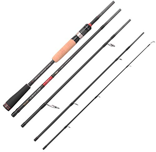 Gamakatsu 80MH 2,40m 5-30g Crank & Medium Jig - Reiserute für Wobbler & Gummiköder, Spinnrute für Barsch & Zander, Jigrute, Raubfischrute für Angelurlaube