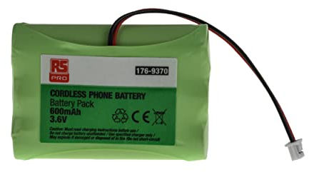 RS PRO NiMH Akkupack, 3-Zellen AAA 3.6V / 600mAh, Draht-Anschluss