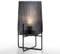 MJ PREMIER Battery Powered Table Lamp, Battery Operated Lamps, Battery Lamps Indoor, Cordless Table Lamp for Home, Portable Light Timer for Corner/Patio/Hallway(Grey)