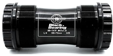 BLACKBEARING T47-68/73-DUB, Tretlager, Unisex, für Erwachsene, Schwarz, Einheitsgröße