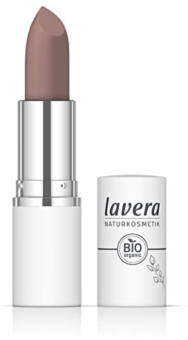 laveraComfort Matt Lipstick -Deep Ochre 03 - Intensive Farbe - Mattes Finish - Angenehmes Tragegefühl - Bis zu 6 Stunden Halt - vegan - Naturkosmetik (1x 18,2 g)