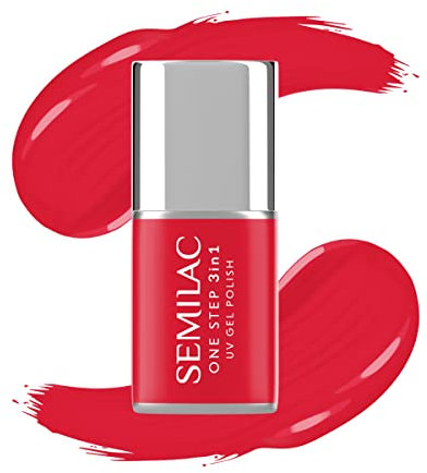 Semilac One Step 3in1 UV Nagellack S530 Scarlet 7ml