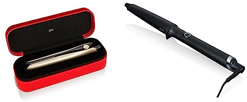 ghd gold grand-luxe Styler & curve creative curl wand, professioneller Lockenstab ohne Klammer, konisch, 110-240V, 60-50Hz, 90-115W(385w)