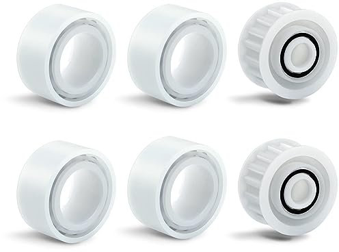 GUIJIALY Upgrade 4 Stück Führungsräder mit 2 Riemenscheiben, Teilenummer 3884997-R6, Ersatzteile, Zubehör für Dolphin, CC Plus Premier