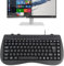KB-301B Multimedia Notebook Mini Wired Keyboard, English Version (Black)