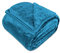 Gräfenstayn® Kuscheldecke Cashmere-Feeling - super weich & flauschig - Dicke & warme Fleecedecke - kuschelige Sofadecke, Wohndecke & Tagesdecke - Überwurf Decke Sofa, Couch (Türkis-Blau, 180x220 cm)