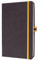 SIGEL LS107 Notizbuch A5 liniert dunkelgrau, gelb, Hardcover, 176 Seiten, vegan, aus nachhaltigem Papier, Linescape