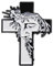 RUDFUZ Kreuz-Emaille-Anstecknadeln, individuell, christlich, Religion, Glaube, unsterbliche Broschen, Anstecknadel, 1, einfach