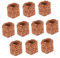 Ipetboom Aquarium Plant Fixed Rings: 10pcs Ceramic Aquatic Water Plant Fixed Ring, Pottery Water Plant Holders Fish Tank Anti Floating Aquatic Plant Gravity Ring Aquarium Decor Accessories Betta Fish