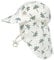 Lässig Unisex Baby Extra Langem Nackenschutz Sonnenhut, Natürliche Palmen, 43-45